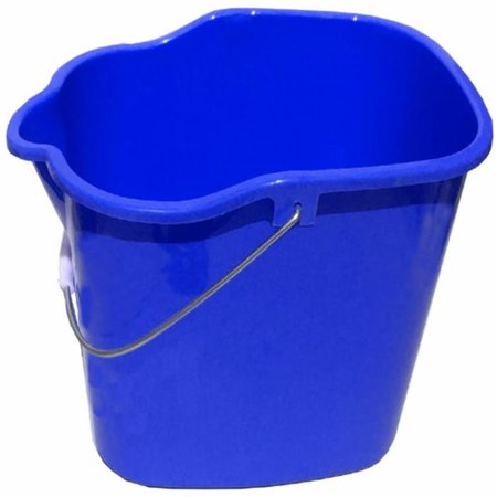 TOTALTURF 17 qt. Square Utility Bucket, Sky Blue TO2683054